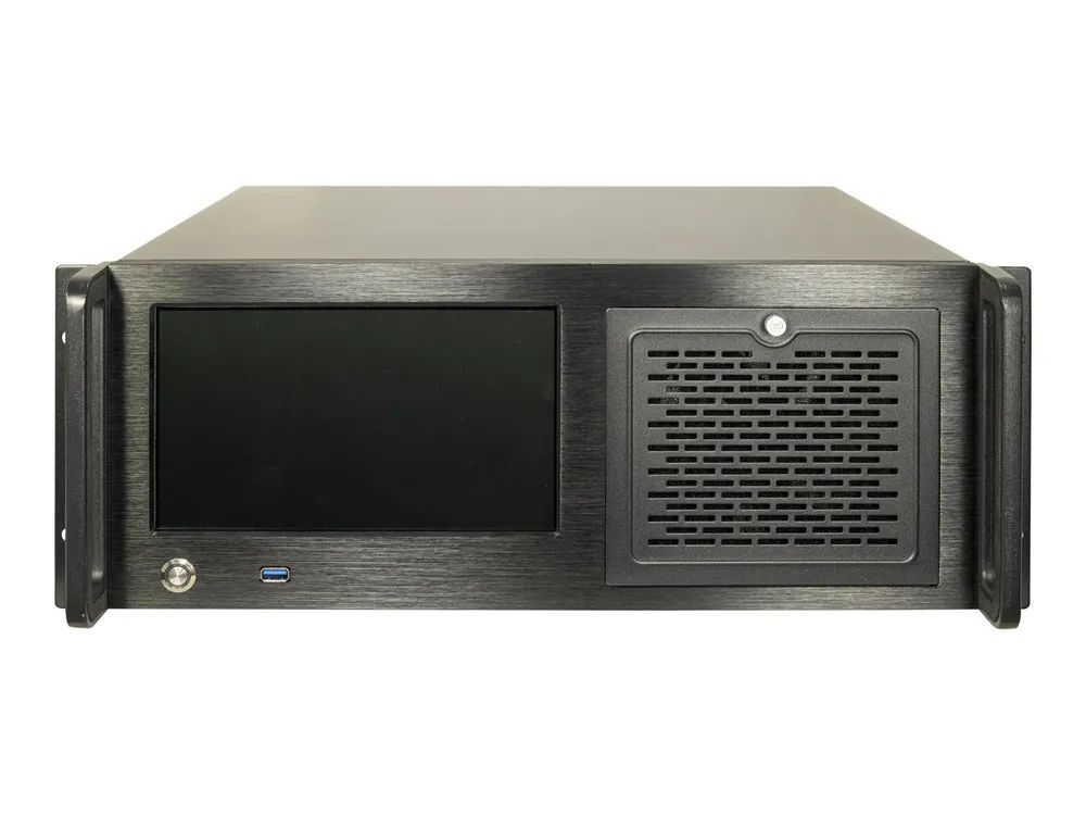 Inter-Tech IPC 4U-4460TFT - Rack-Montage - E-ATX - keine Spannungsversorgung (ATX / PS/2)