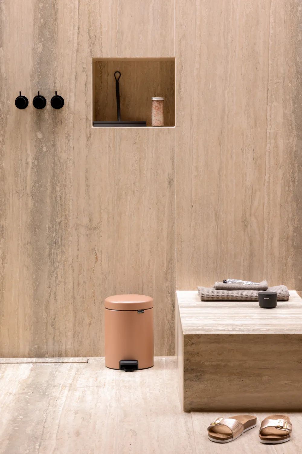 Brabantia NewIcon Treteimer, 5L - Warm Copper