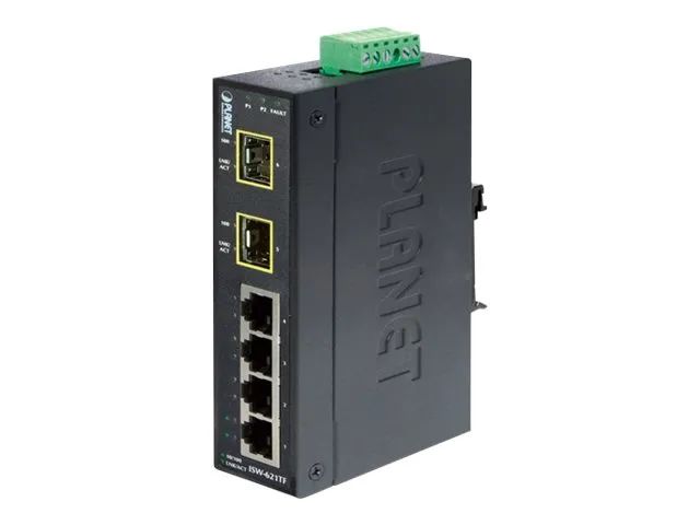 Planet ISW-621TF - Switch - 4 x 10/100 + 2 x
