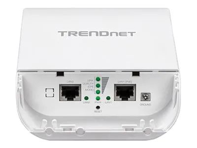 TRENDnet TEW 740APBO2K 10 dBi Wireless N300 Outdoor PoE Preconfigured Point-to-Point Bridge Kit - Accesspoint - Wi-Fi - 2.4 GHz - TAA-konform (Packung mit 2)