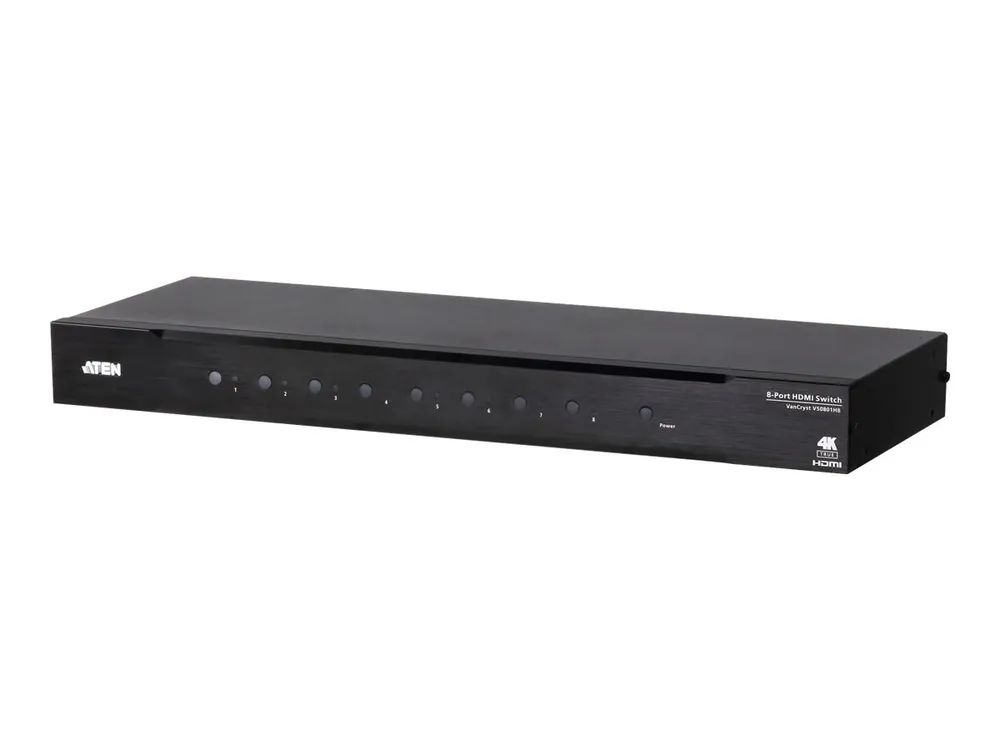 ATEN VanCryst VS0801HB 8-Port True 4K HDMI Switch
