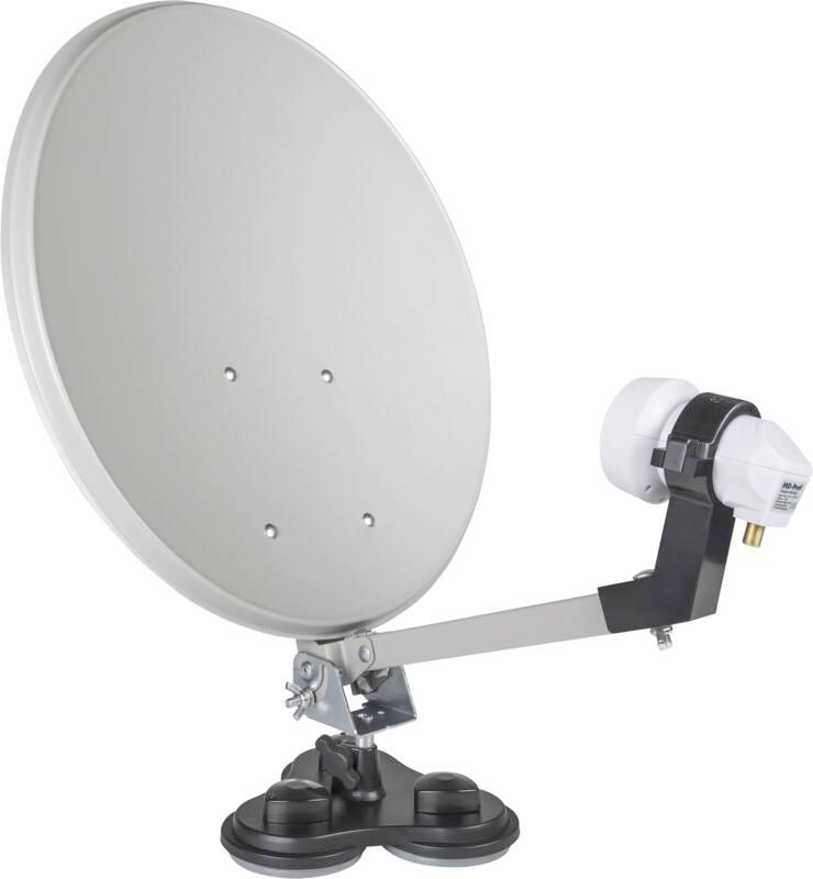 Megasat Campingkoffer mit LNB und Kabel