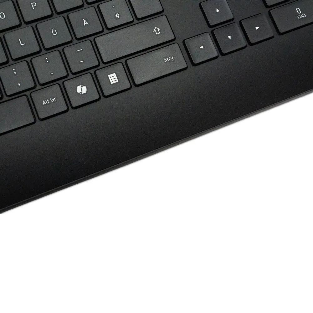 TERRA Keyboard 4000 Corded[DE] USB black Copilot QWERTZ kabelgebunden 1 - Tastatur - 105 Tasten