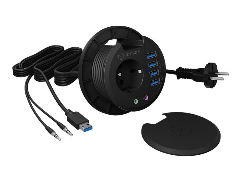 ICY BOX IB-HUB1430 - Hub - 4 x SuperSpeed USB 3.0