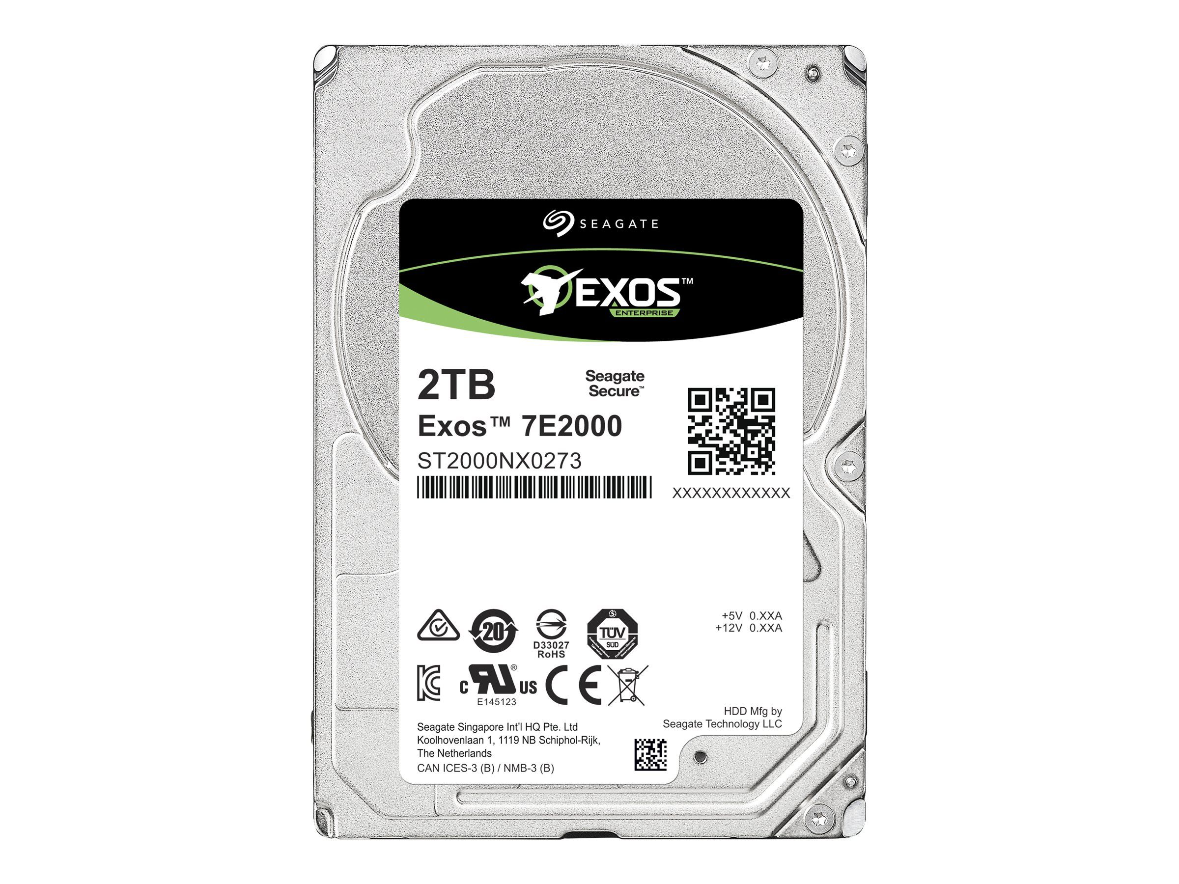 Seagate Exos 7E2000 ST2000NX0273 - Festplatte / 2 TB - Open-Box 