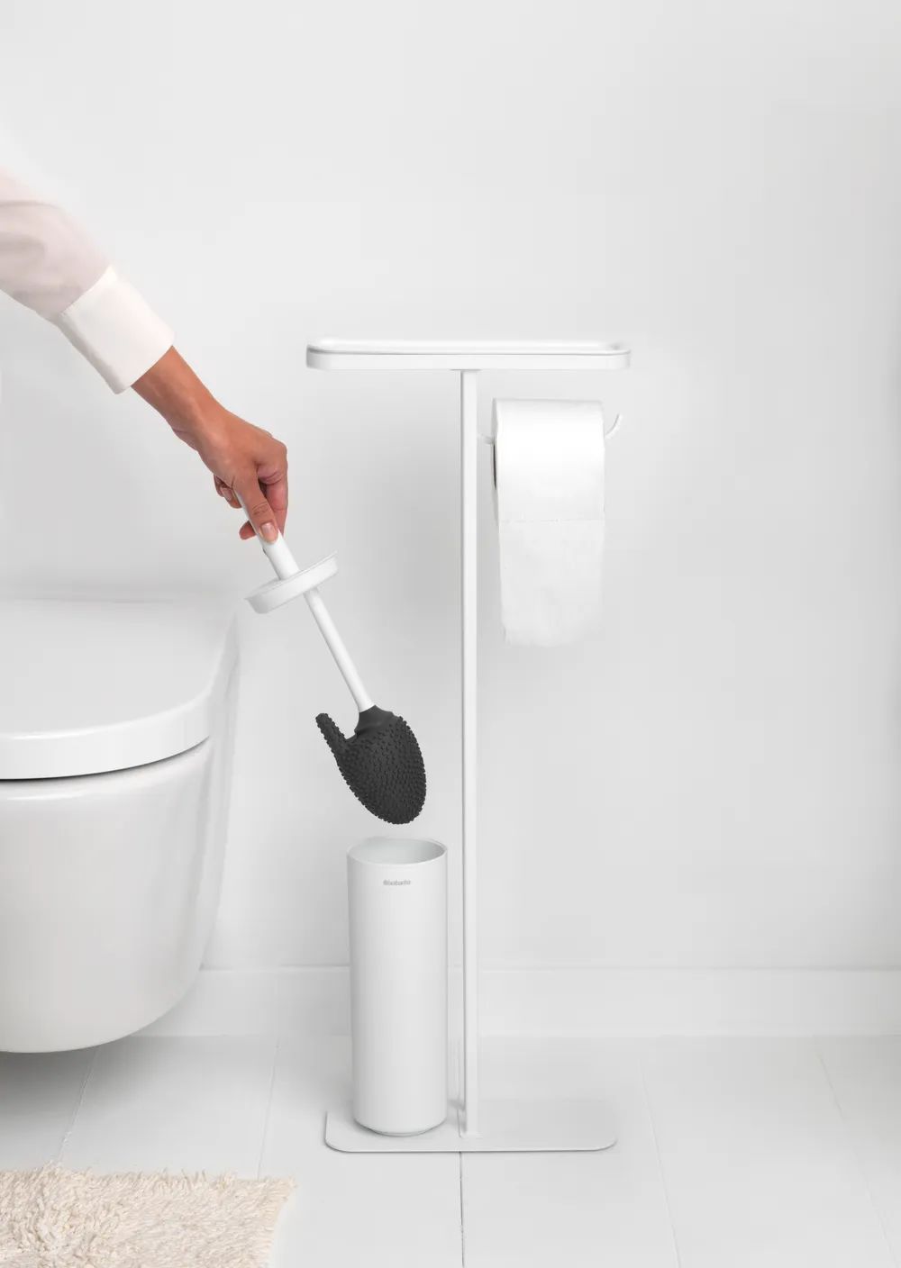 Brabantia MindSet Toilettenbutler - Mineral Fresh White