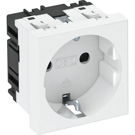 OBO STECKD.0°, 1-FACH 250V, 10/16A / OBO STD-D0 RW1 6120008