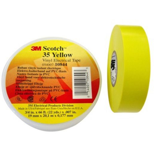 3M ISOLIERBAND SCOTCH 19MM 20M GE / NR.35 7100238736