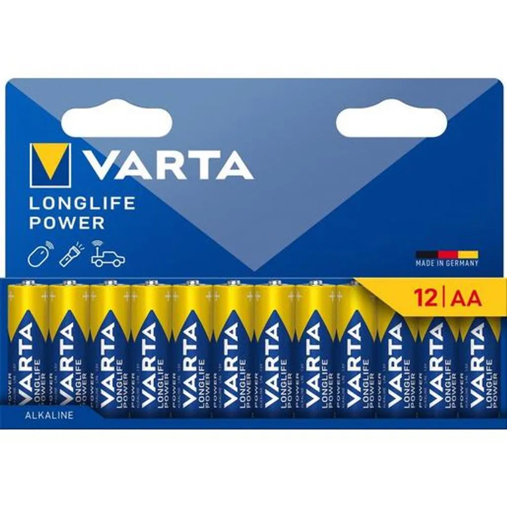 Varta LONGLIFE POWER AA / VARTA POWER AA PACK 12 4906121782