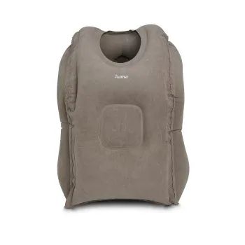 Hama Reisekissen, aufblasbar, ergonomisch, Grau