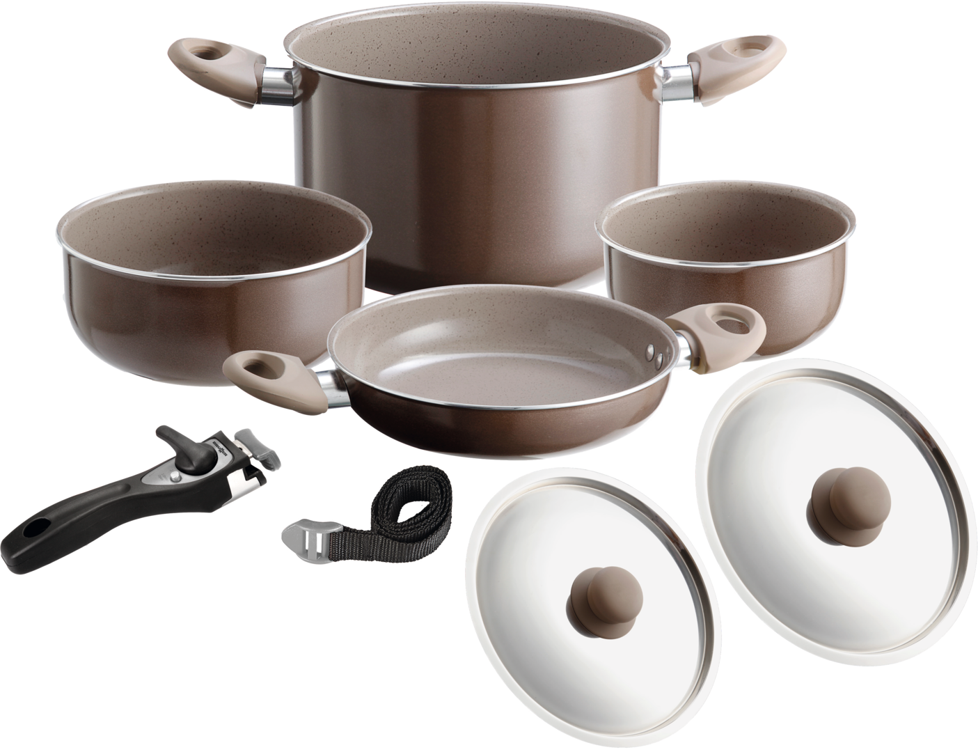Brunner Topfset CHOCOLATE 7+1 ø 20