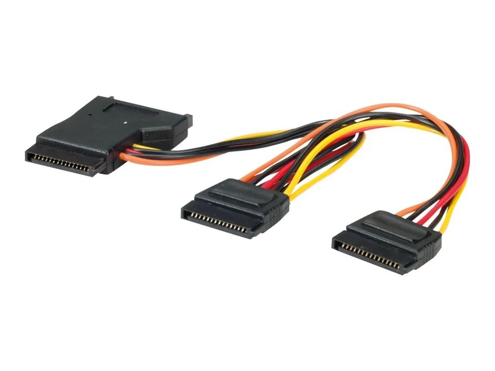 ROLINE Y-Adapterkabel - Netz-Splitter - SATA-Stromstecker (W)