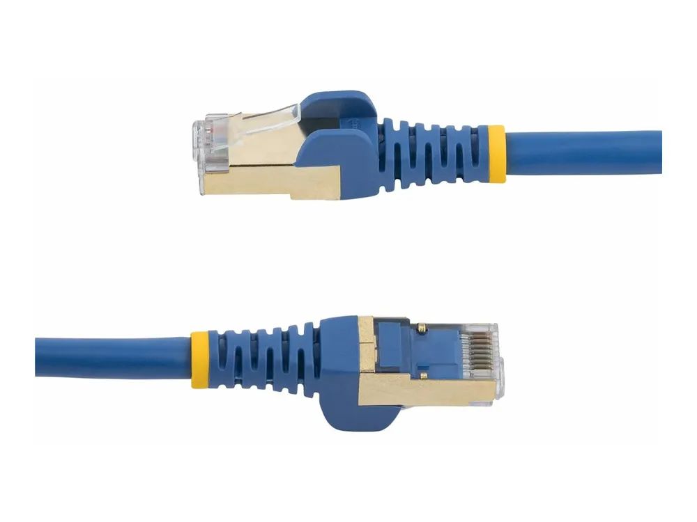 StarTech.com 6ASPAT10MBL Patchkabel CAT6a (10 m, blau, RJ45-Snagless-Steckverbinder, CAT6a-STP-Kabel, Kupferdraht, Netzwerkkabel)