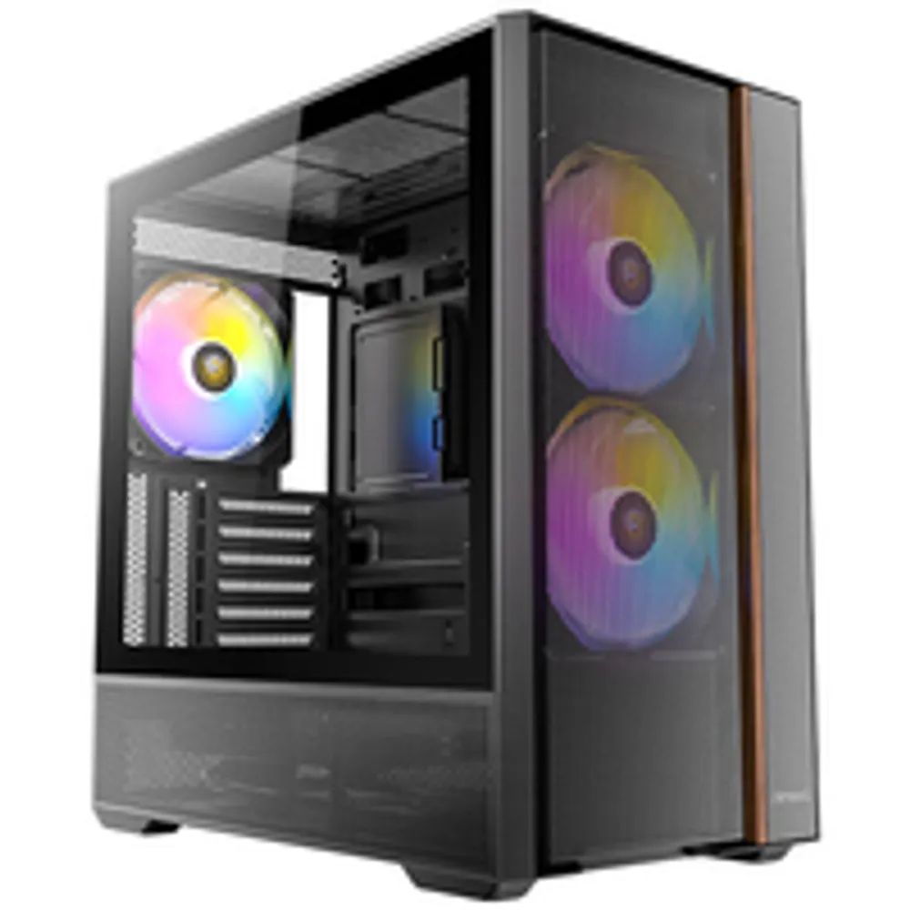 Antec Geh Mid FLUX Rear ATX/M-ATX/M-ITX o.N. BK retail - Midi/Minitower - ATX