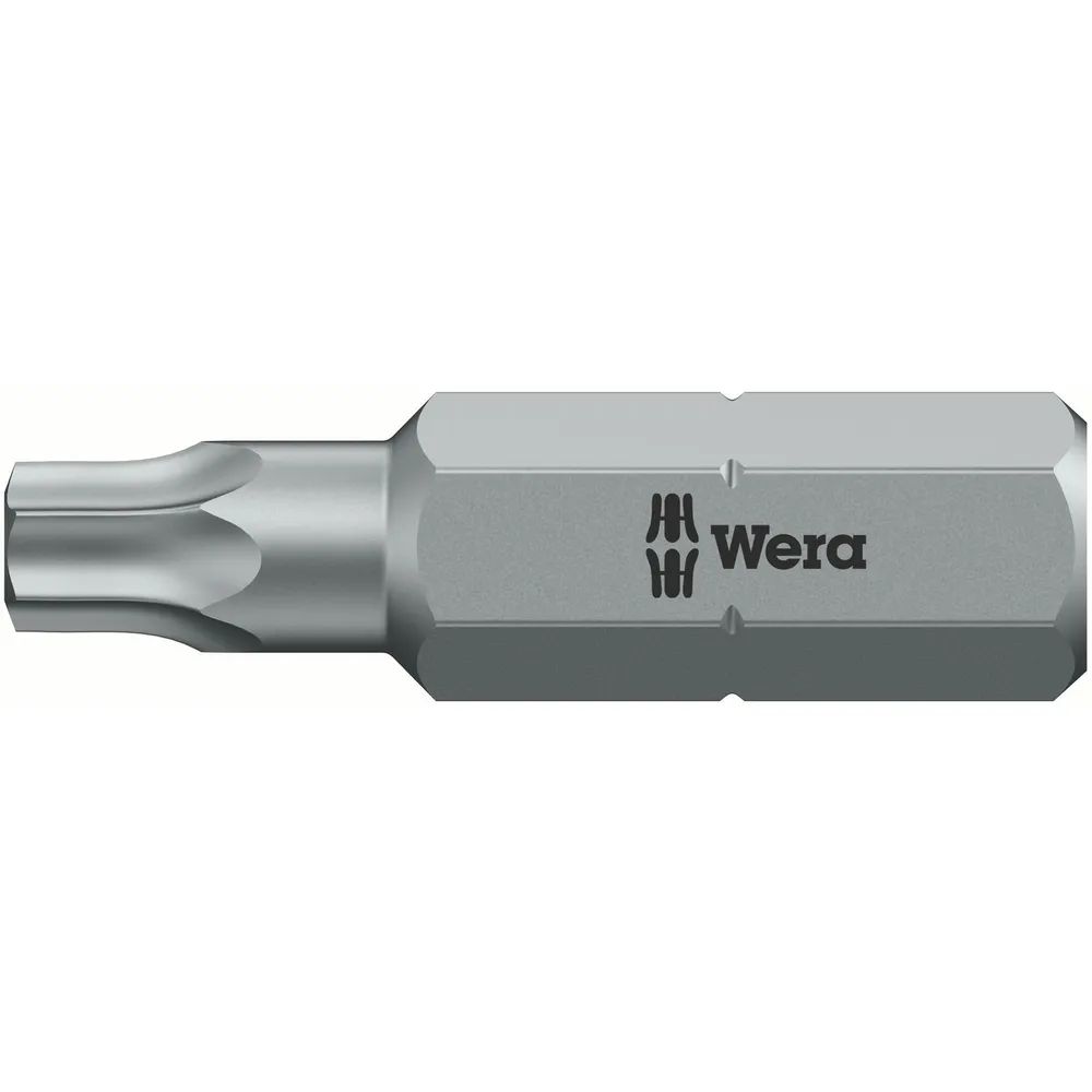 WERA Bit-Einsatz 867/1Z BO 1/4sechskant TX 20/25 mm Torx® mit Bohrung