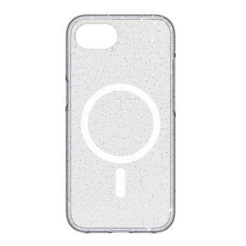 White Diamonds Cover "Mag Glitter Case" für Apple iPhone 16e, Transparent