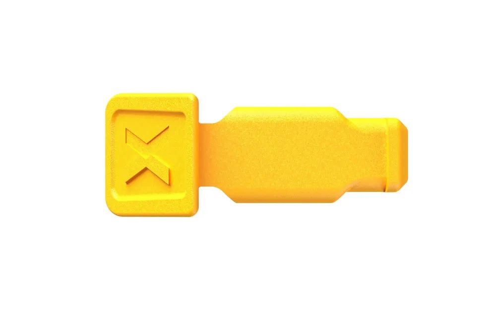 KNIPEX ColorCode Clips gelb (10 Stück) 21 mm