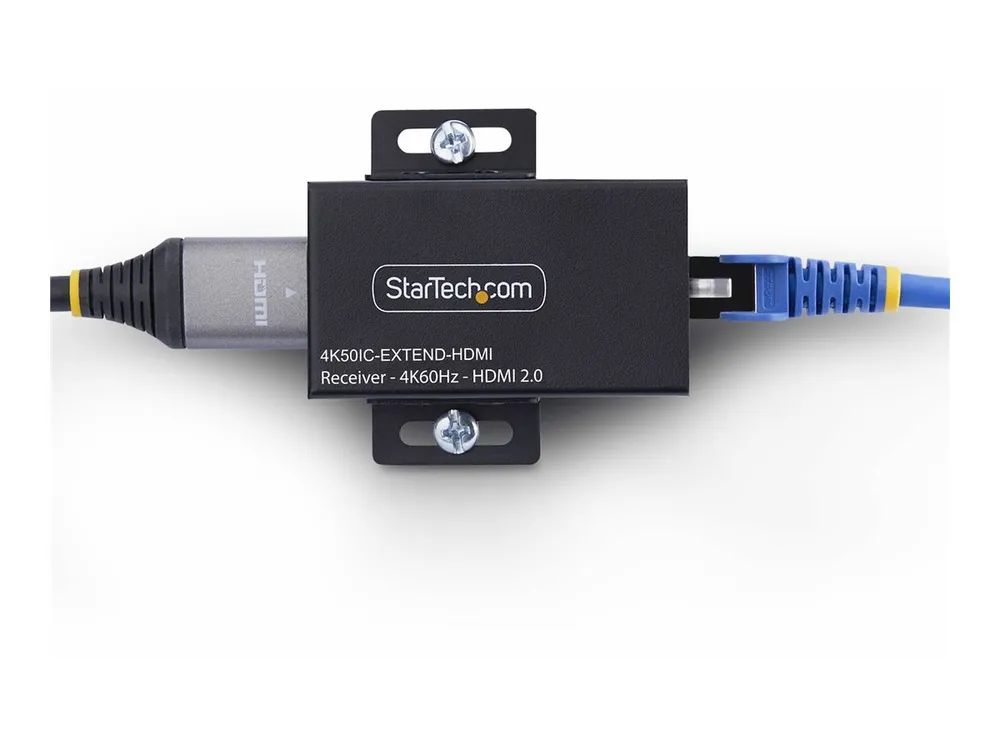 StarTech.com HDMI Extender Over CAT5e/6 Kit, 4K 60Hz, Up to 200ft (60m)
