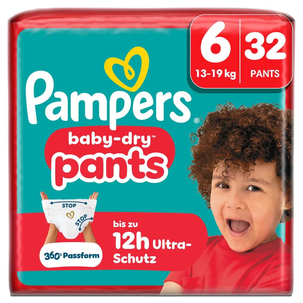 Pampers Baby Dry Pants Gr.6 Extra Large 13-19kg 