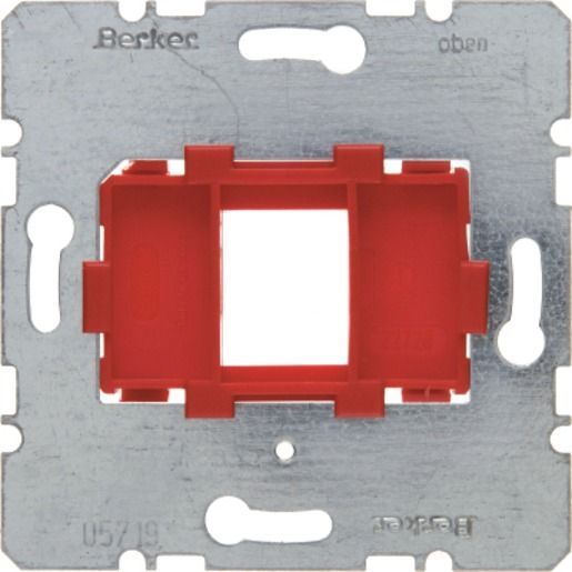 Berker ZENTRALPLATTE 1F.M.ROTER AUFN. / BERKER 454001