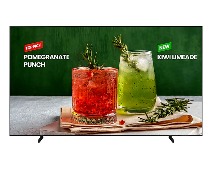 Samsung BE98D-H - 247.7 cm (98") Diagonalklasse BED-H Series LCD-TV mit LED-Hintergrundbeleuchtung - Crystal UHD - Digital Signage - Smart TV - Tizen OS - 4K UHD (2160p)