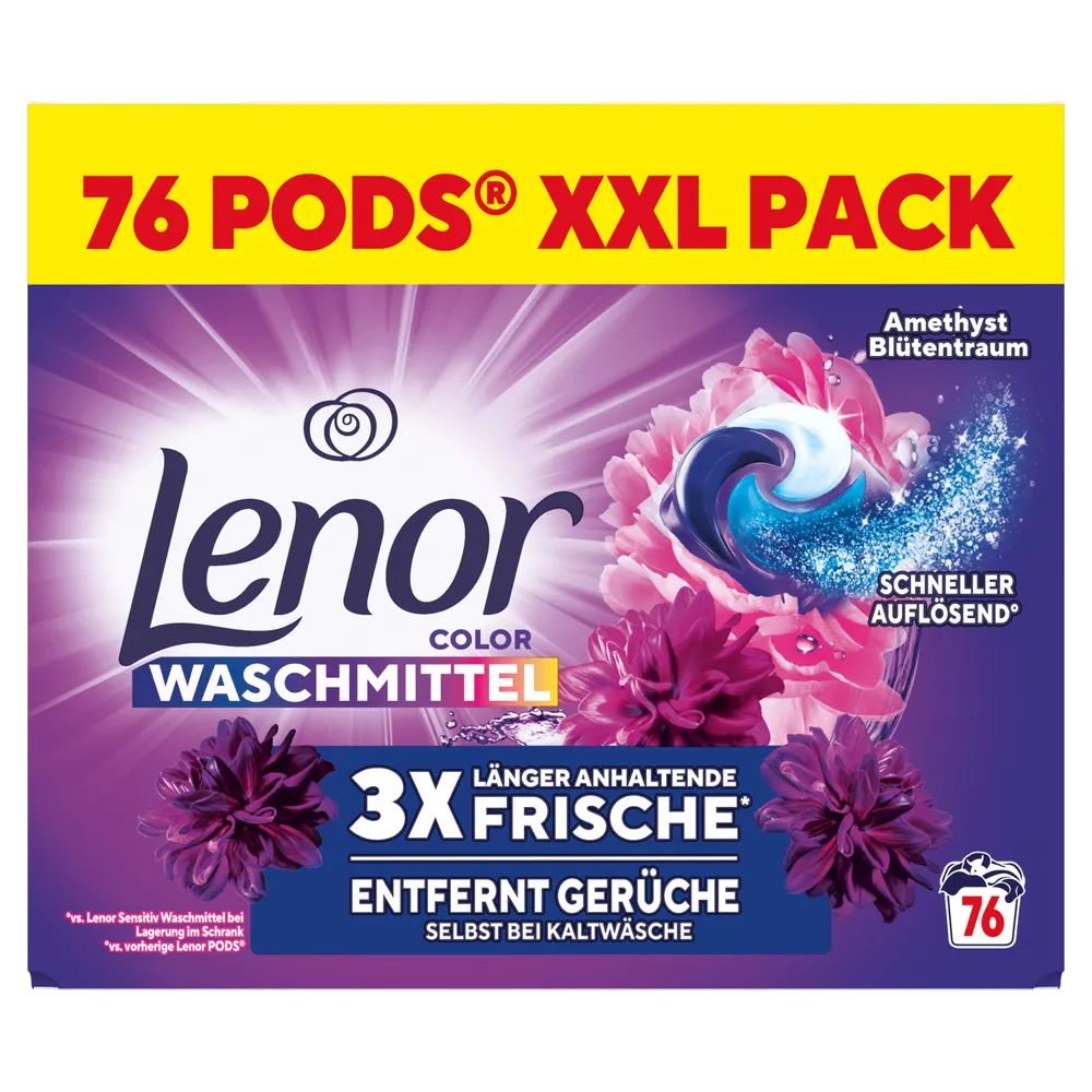 Lenor All-in-1 Pods Amethyst & Blütentraum 