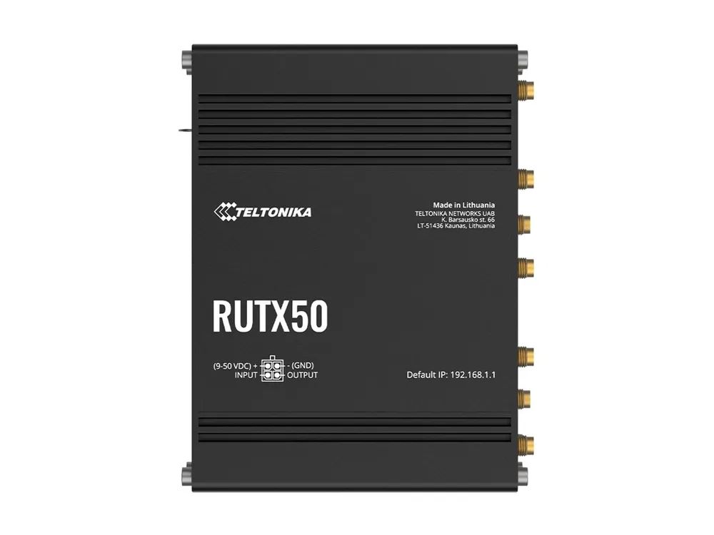 Teltonika RUTX50 - Wireless Router - WWAN 4-Port-Switch
