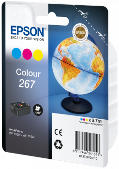 Epson 267 Tinte Globus Multi, Standard, 3 Farben