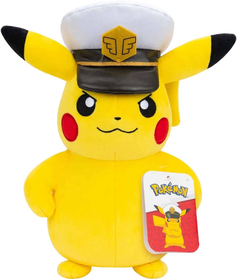 Jazwares GmbH POK Captain Pikachu, 20cm Plüsch