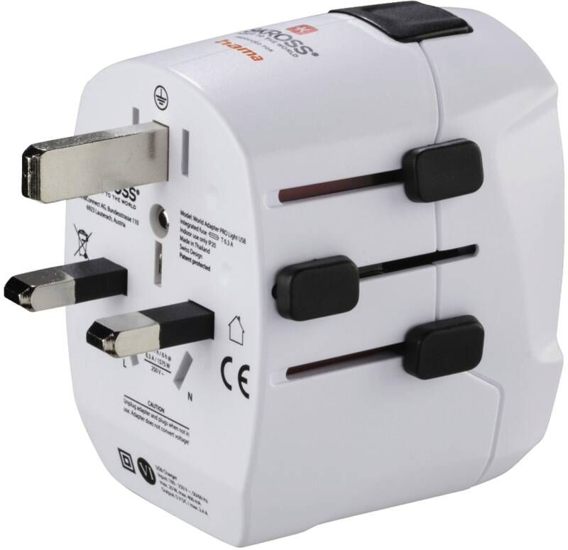 Hama Reisestecker 223474 WELTREISESTECKER PRO LIGHT USB