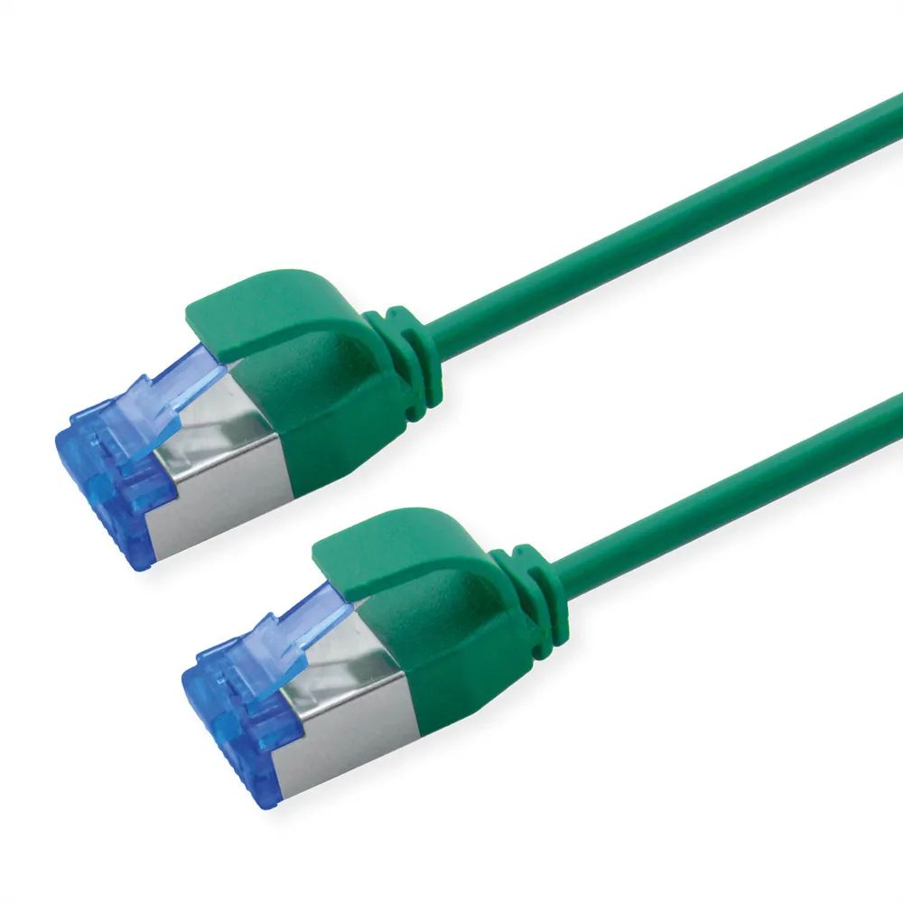 ROLINE Patchkabel Cat.6A (Class EA) S/FTP (PiMF), LSOH, PoE, grün, 5 m
