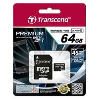 Transcend TS64GUSDU1 - Flash-Speicherkarte - 64 GB