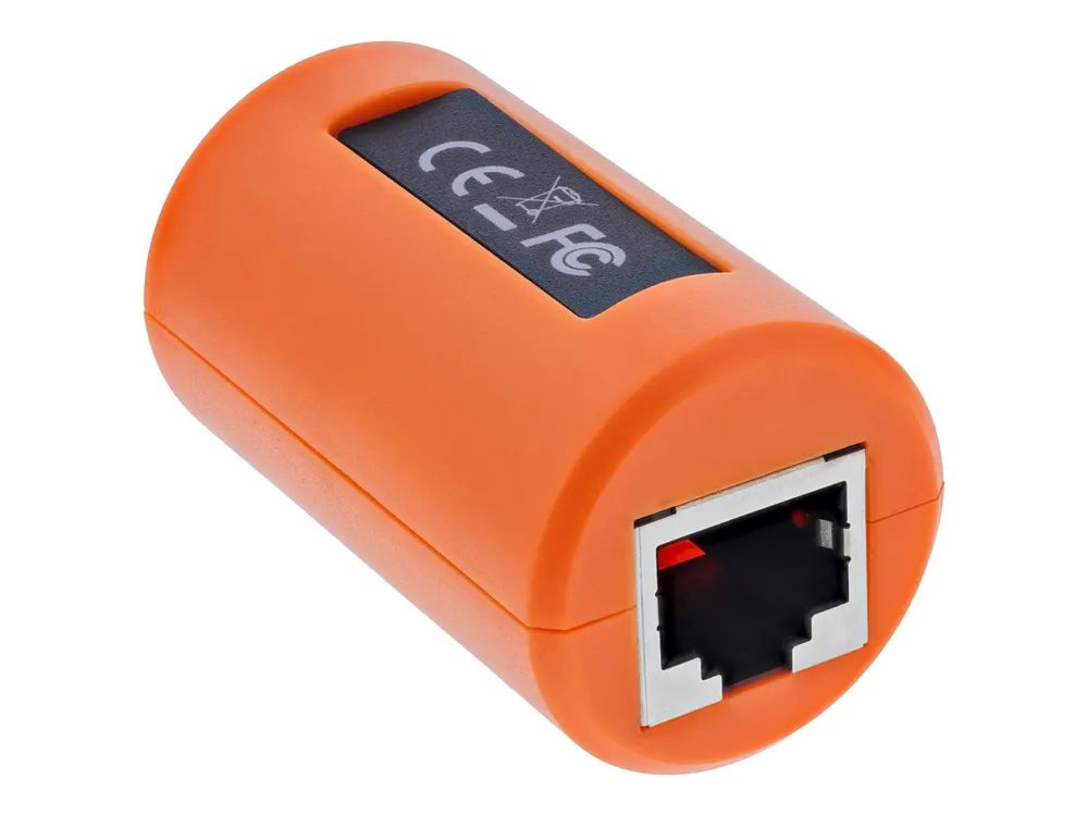 InLine Überspannungsschutz RJ45-Kupplung für Netzwerk und POE