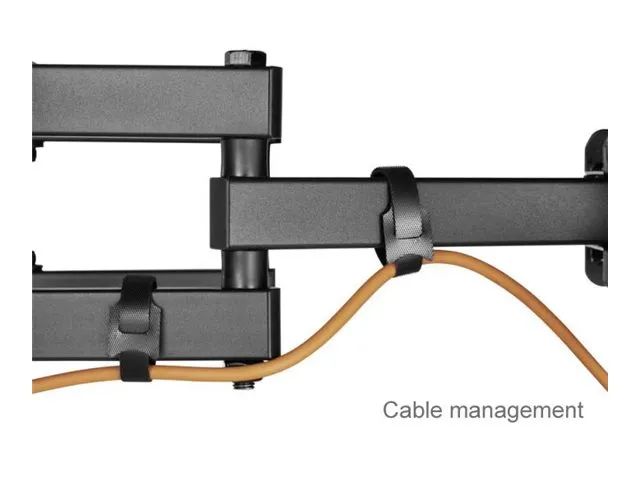 Equip Halterung - Voll beweglich - für LCD-Display / Curved LCD-Display - stainless steel, Kunststoff - Schwarz - Bildschirmgröße: 94-203 cm (37"-80")