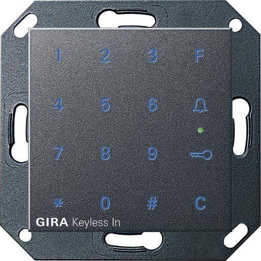 Gira KEYLESS IN CODETASTATUR SYS.55 / GIRA 260528 ANTHRAZIT 260528