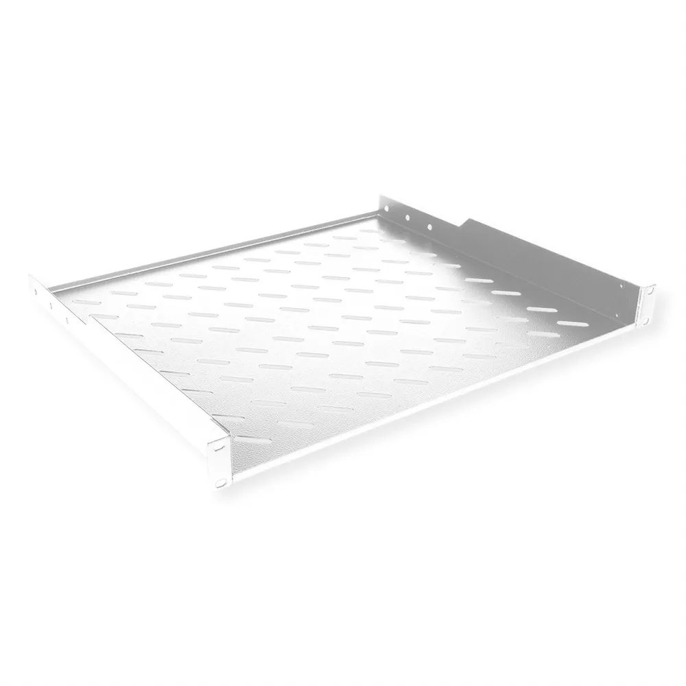ROLINE Rack - Regal - 400 mm tief, Tragfähigkeit 15 kg - Hellgrau, RAL 7035 - 1U - 48.3 cm (19")