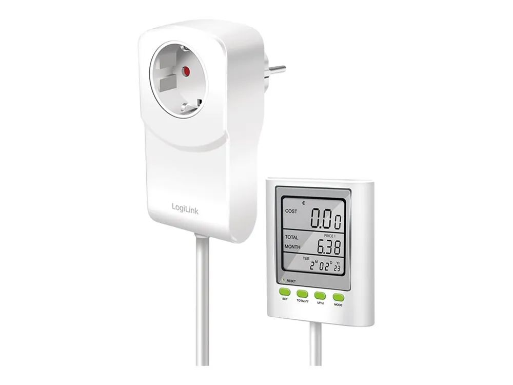 LogiLink Energiekosten-Messgerät m. CO2-Emissionsberechnung