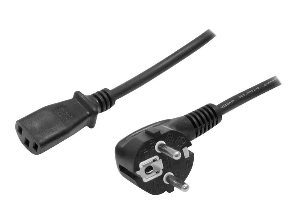 StarTech.com 3 m C13 Stromkabel, EU Schuko auf C13, 10A 250V, Netzkabel - Stromkabel - power CEE 7/7 (S)