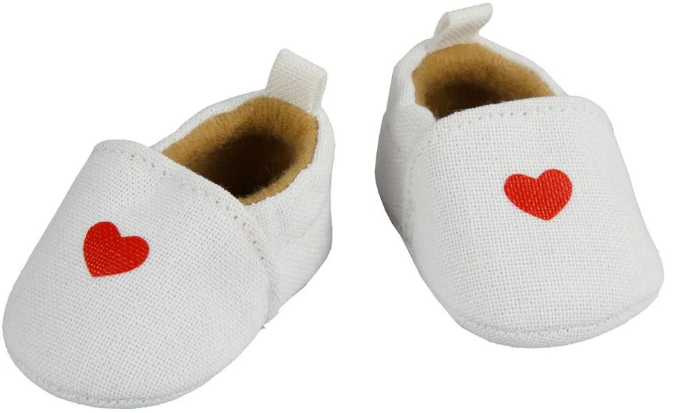 Heless GmbH Puppen-Slipper mit Herz, Gr. 38-45 cm