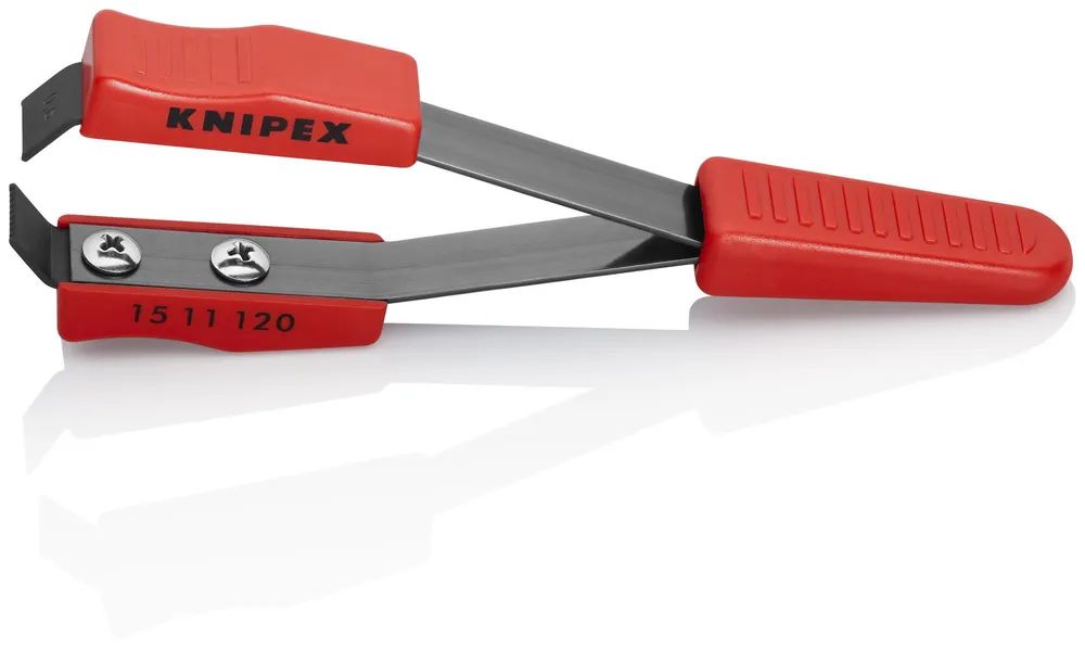 KNIPEX Lackabzieh-Pinzette mit Kunststoff-Hüllen 120 mm