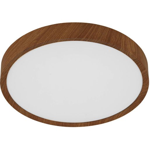 Eglo DECKENL. LED 16,8W Ø340 WEISS / EGLO MUSURITA HOLZOPTIK 98601