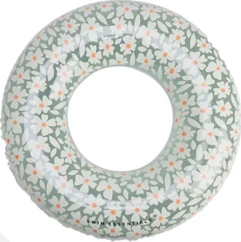 The Essentials B.V. Grüner Schwimmring mit Blumenmuster