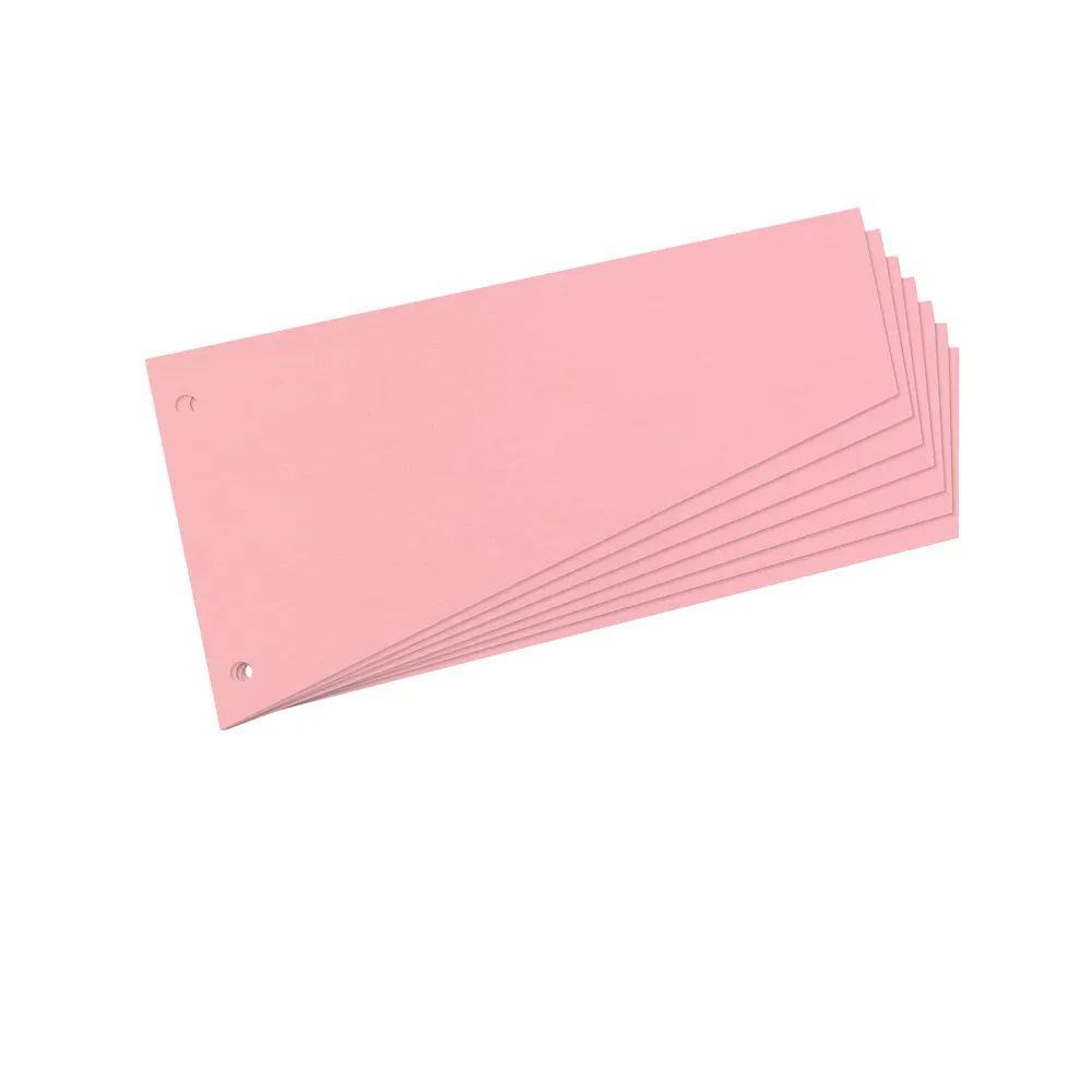 herlitz Trennstreifen, Trapez, rosa 100er Packung