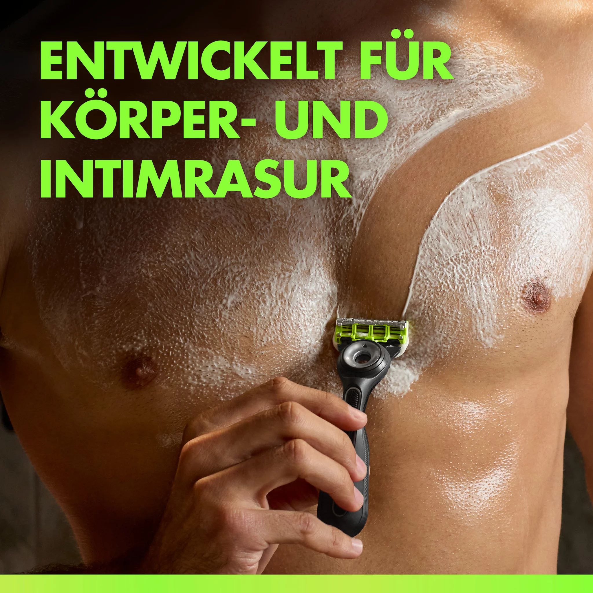 Gillette Labs Body + Intimate Systemklingen 4er + Handstück