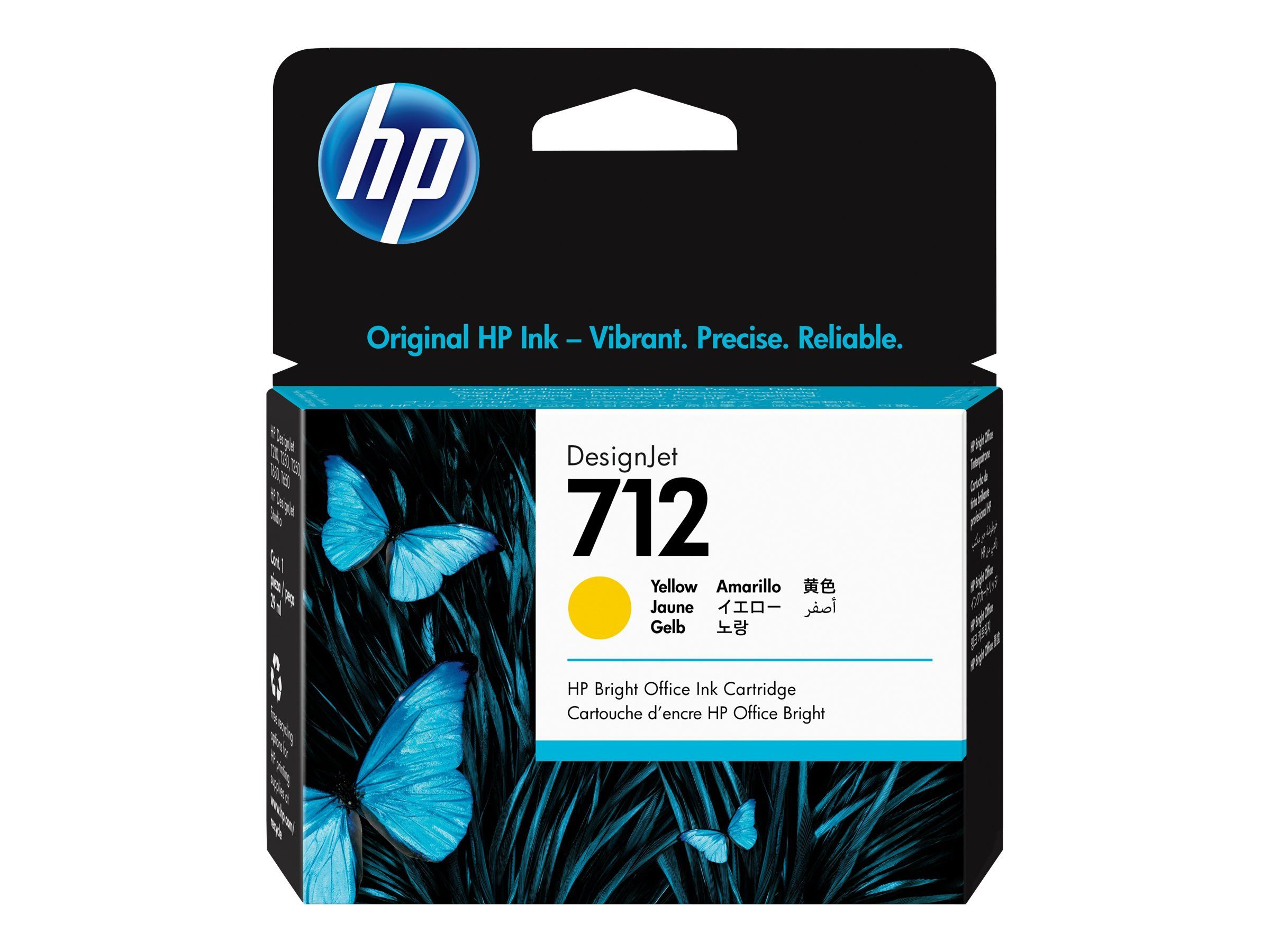 HP 712 - 29 ml - Gelb - original - DesignJet