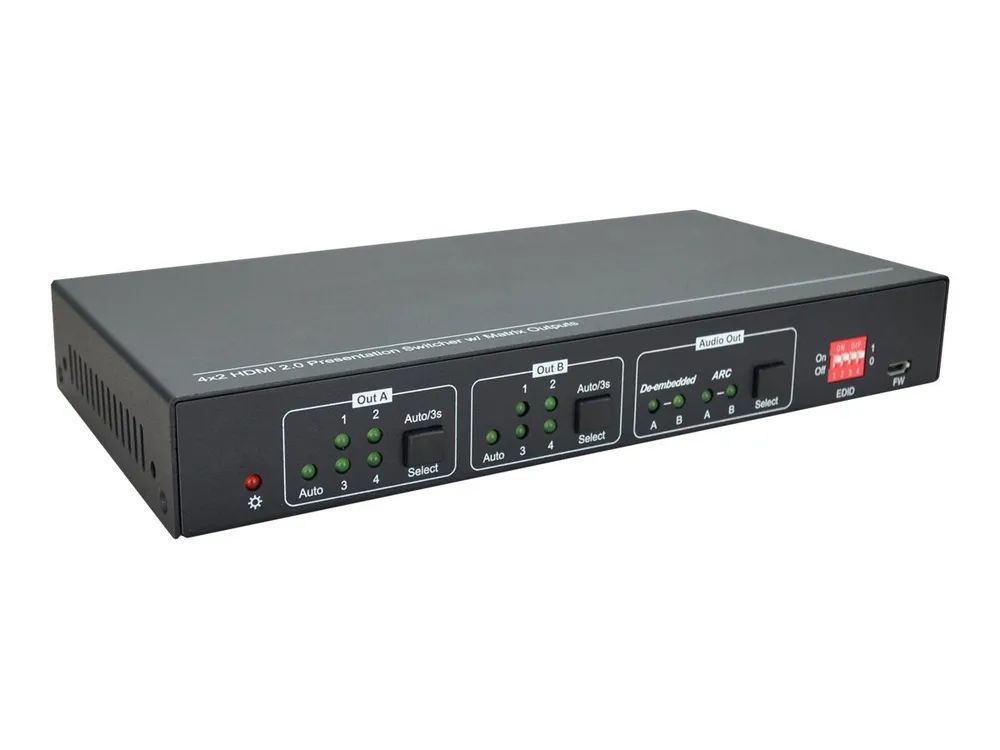 VivoLink 4 x 2 Matrix Switcher / Audio Disembedder