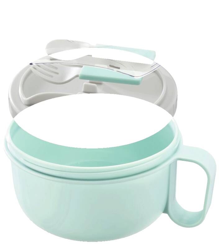 Xavax Lunchbox 181583 Frühstücks-/Lunch-Schale, mit Gabel