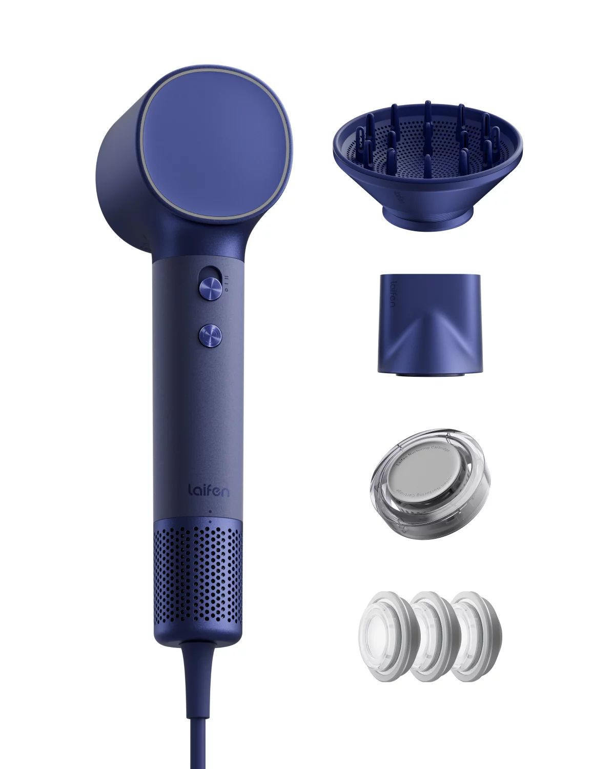 Laifen Neo Special High-Speed Hair Dryer inkl. Zubehör - Platium Blue