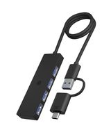 ICY BOX IB-HUB1424-C3 USB 3.2 Gen 1 3.1 1 Type-A+ Type-C 3.2 1 3.1 1