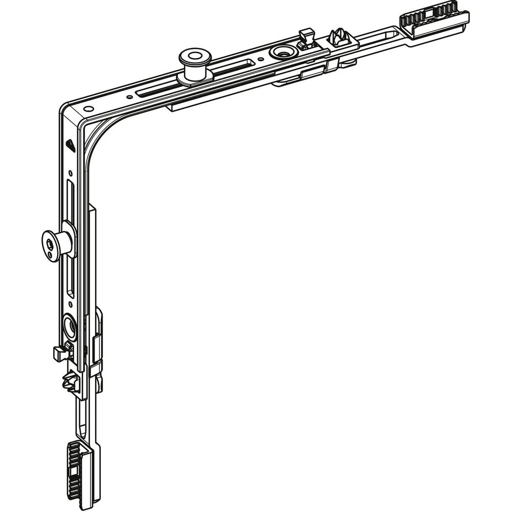 ROTO E-Tec Control NT/NX Eckumlenkung MVS 1P / 1V Zapfen silber